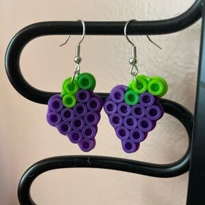 Handmade Grapes Earrings